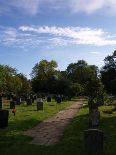 New Churchyard facing East